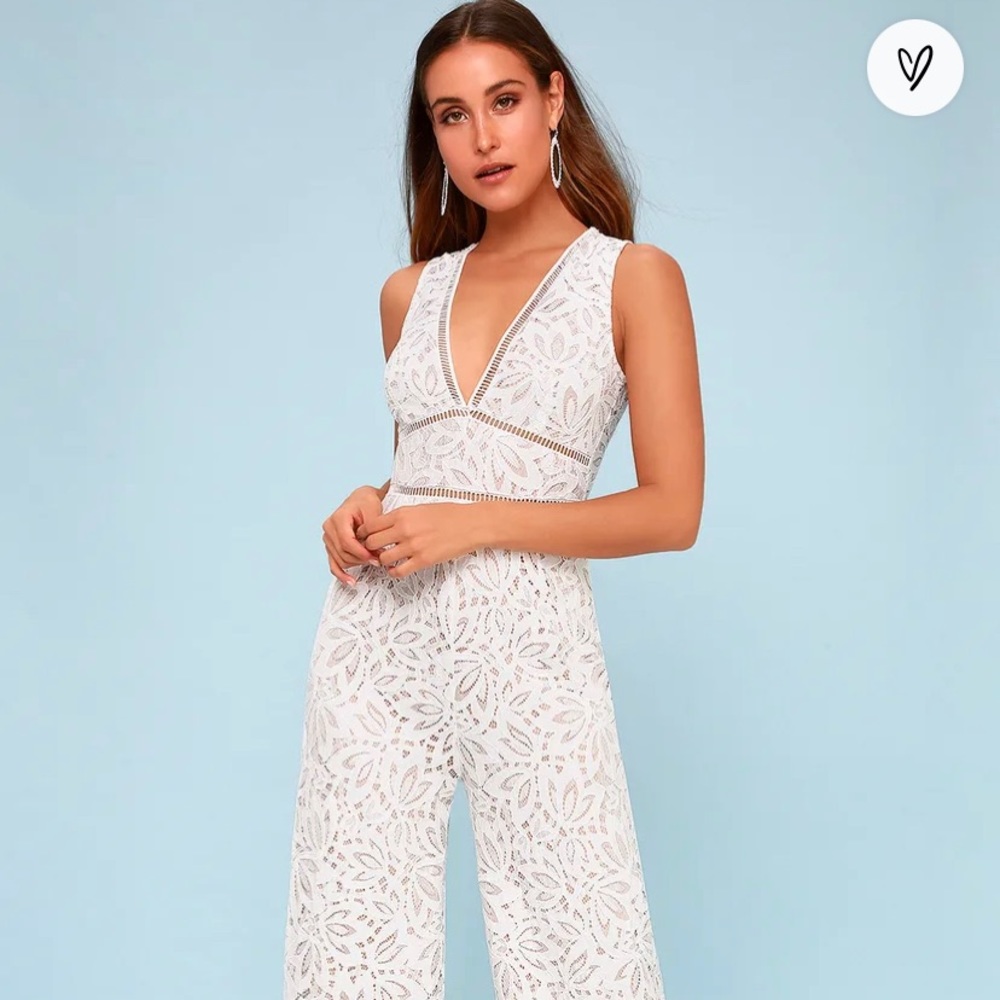 Lulu’s Lace Jumpsuit - Picture 2 of 3